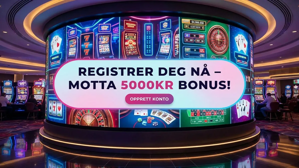 Registrer deg med bonus